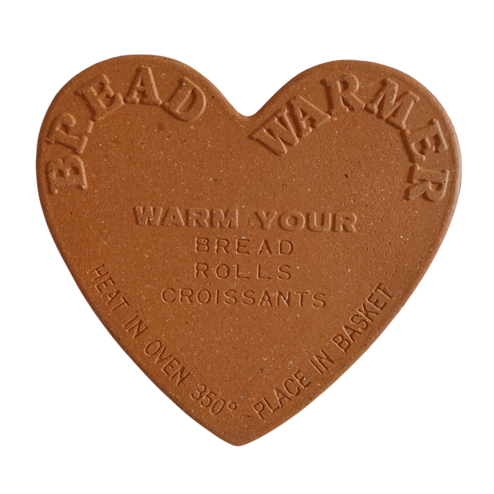 Fox Run Vintage Heart-Shaped Terra Cotta Bread Warmer #4676